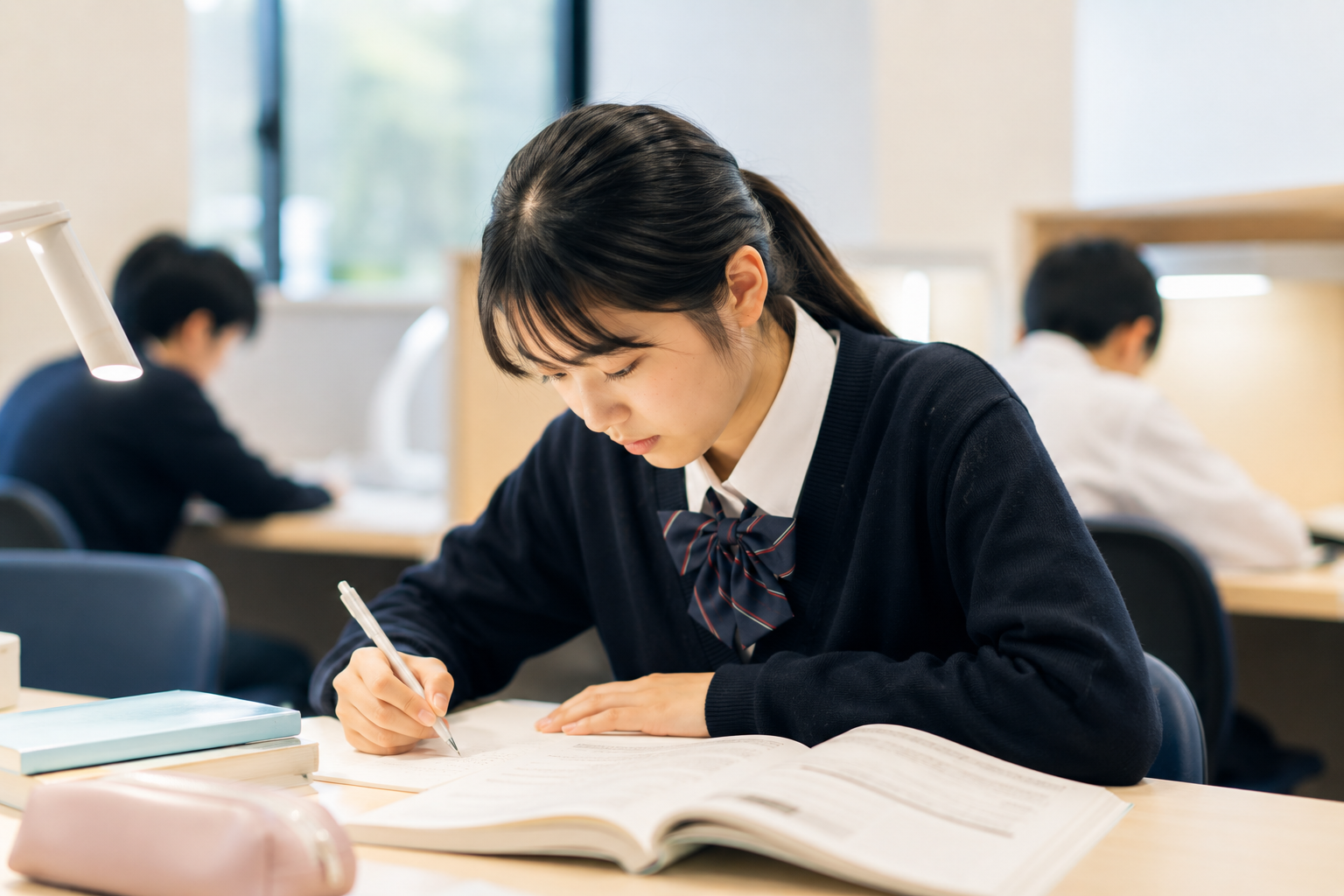 生徒に寄り添って指導する講師